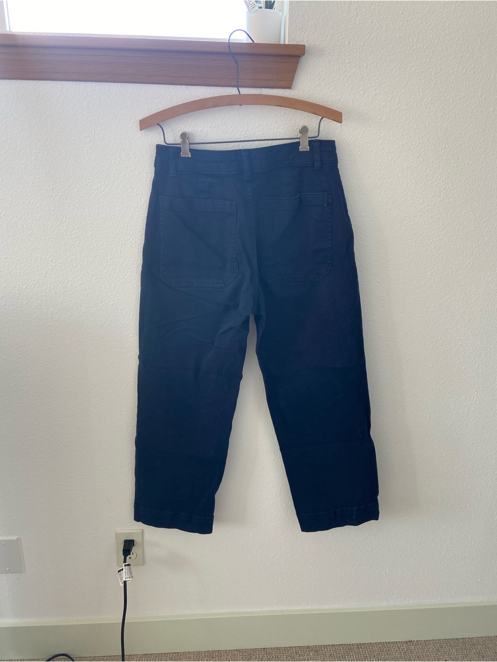 Everlane Navy Blue Straight-Leg Utility Pants
